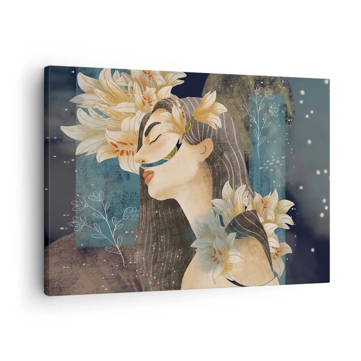 Vászonkép - Mese egy liliomos hercegnőről - 70x50 cm