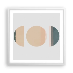 Poszter fekete keretben - Kerékről kerékre - 50x50 cm