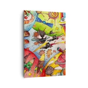 Vászonkép - Nagy űrkaland - 70x100 cm