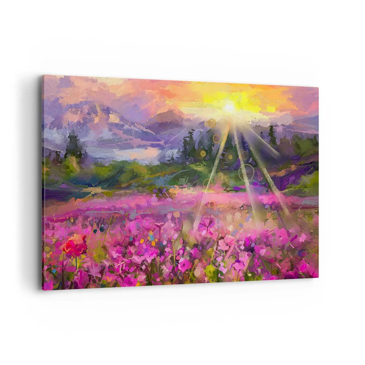 Vászonkép - A völgyben a nap védelme alatt - 120x80 cm