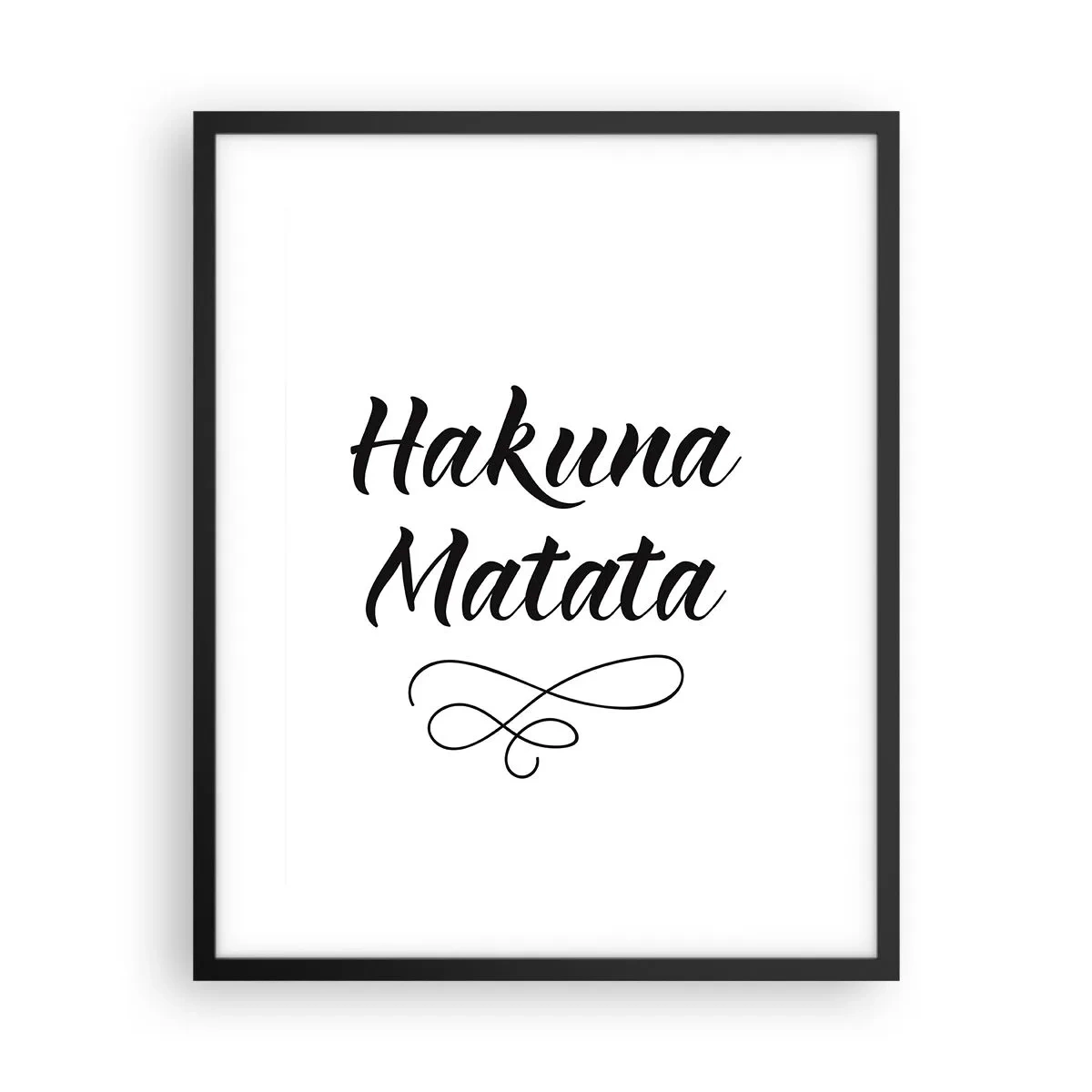 Poszter fehér keretben - A legjobb tanács - 40x50 cm