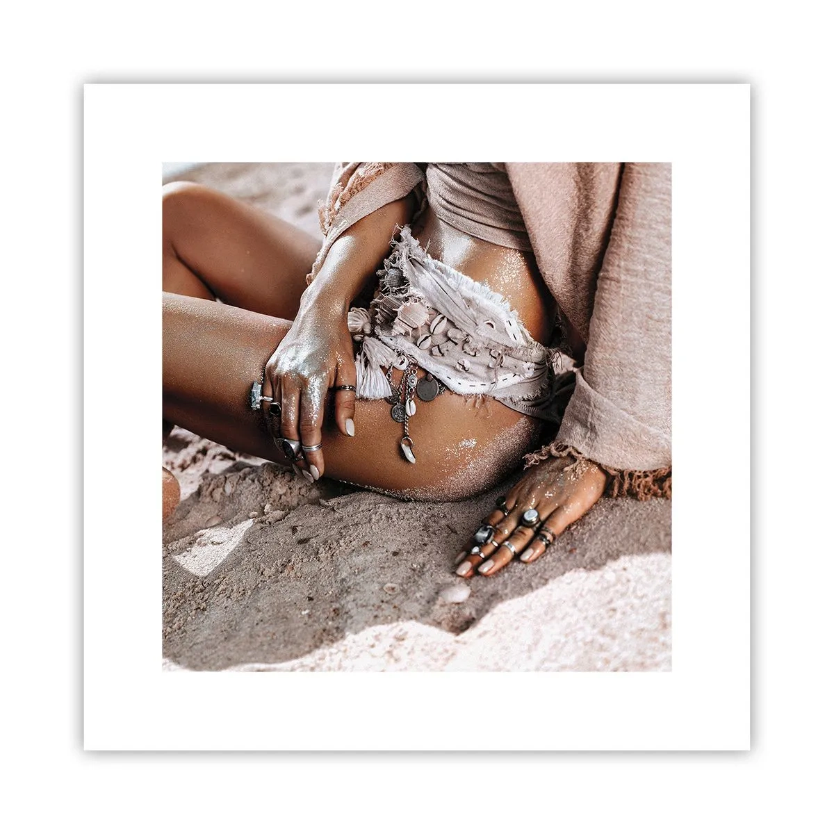 Poszter - A hullámok vetettek partra? - 30x30 cm