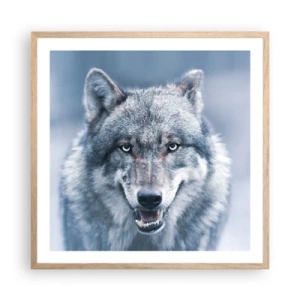 Poszter világos tölgy keretben - Vállalod a kihívást? - 60x60 cm