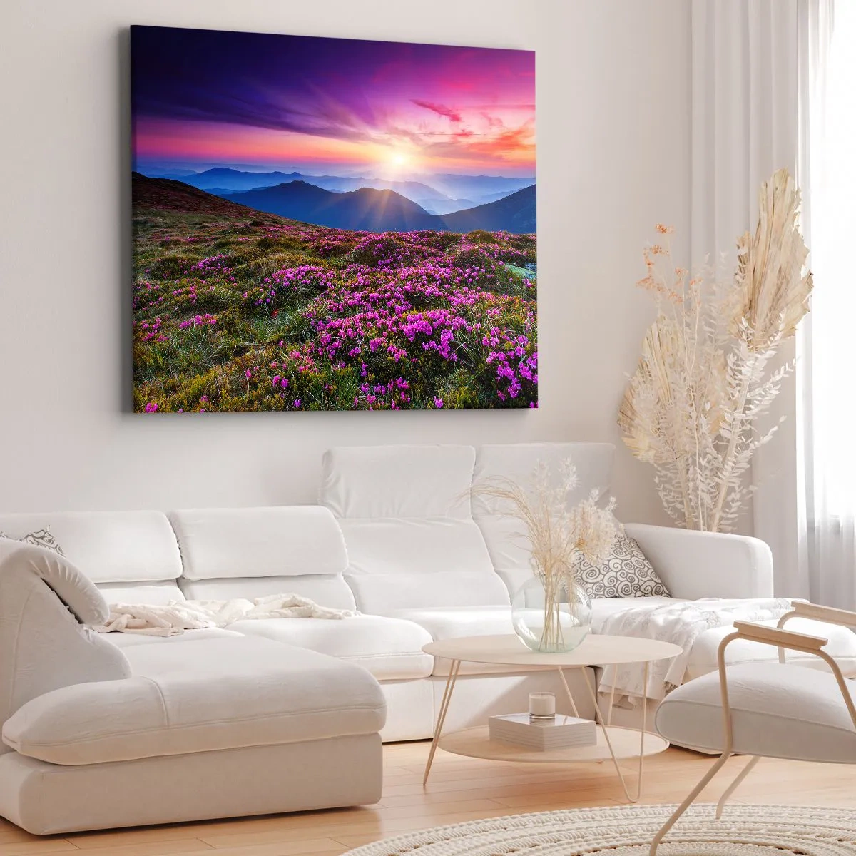 Vászonkép - A gyógynövények friss fürtjei illatoztak a mezőkről - 100x70 cm