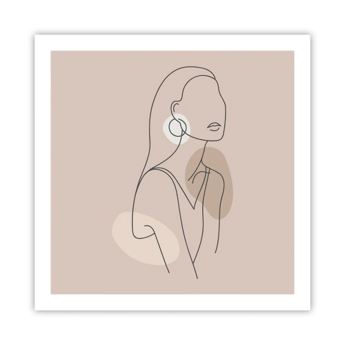 Poszter - Leány ikonja - 60x60 cm