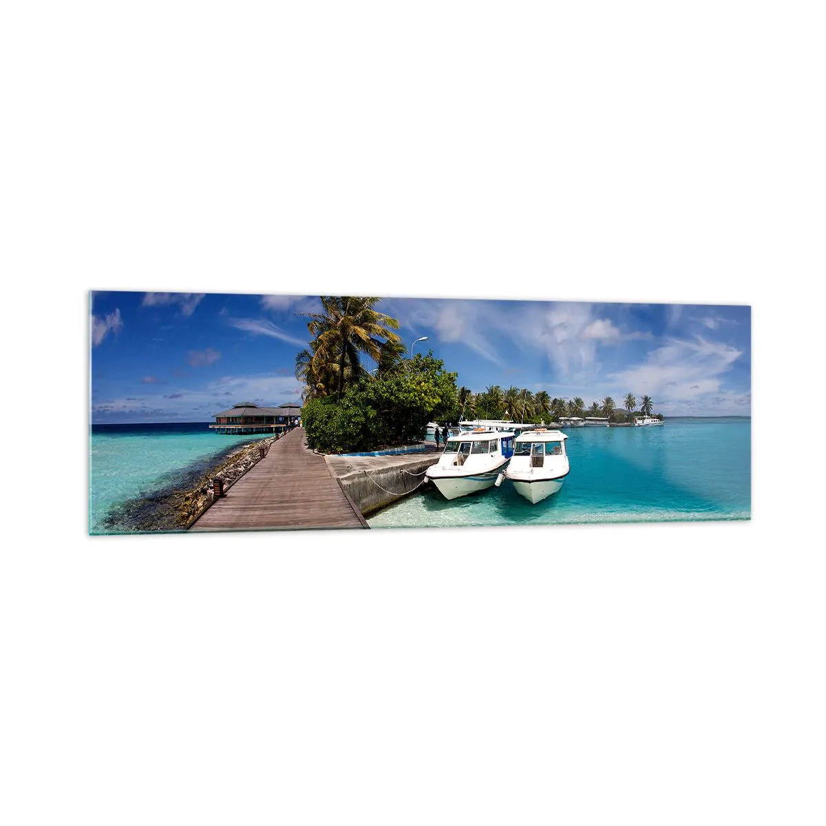 Üveg kép - A paradicsom mégis létezik - 160x50 cm