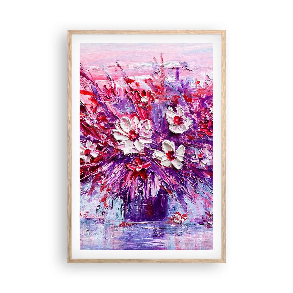 Poszter világos tölgy keretben - Ártatlanság és szenvedély - 61x91 cm