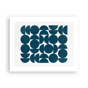 Poszter - Körök és félkörök - 50x40 cm