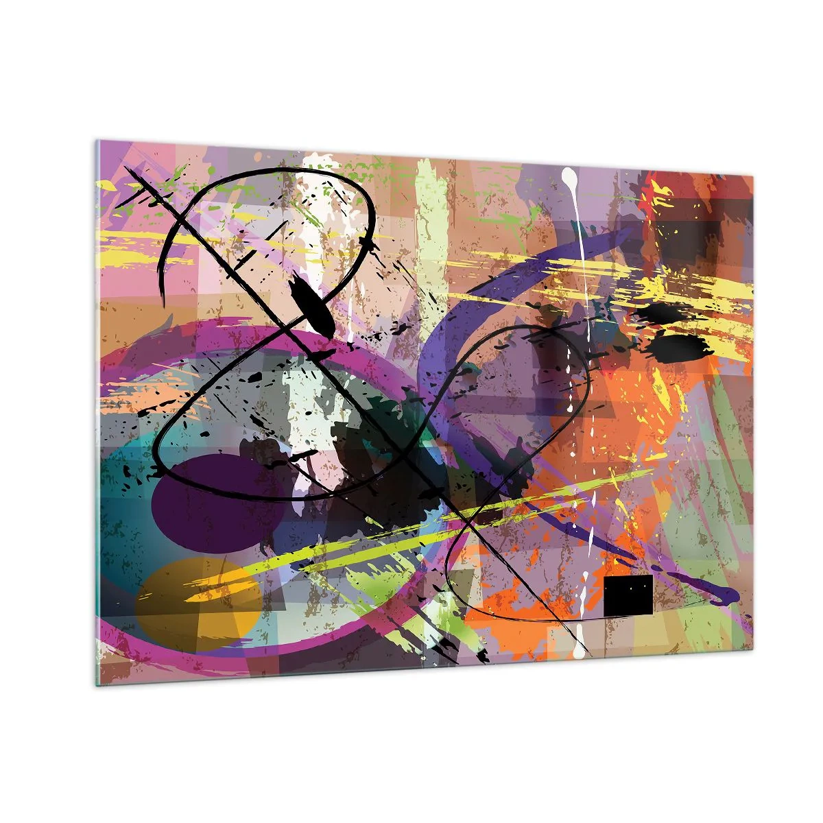 Üveg kép - Mehet egyenesen előre vagy körbe - 100x70 cm