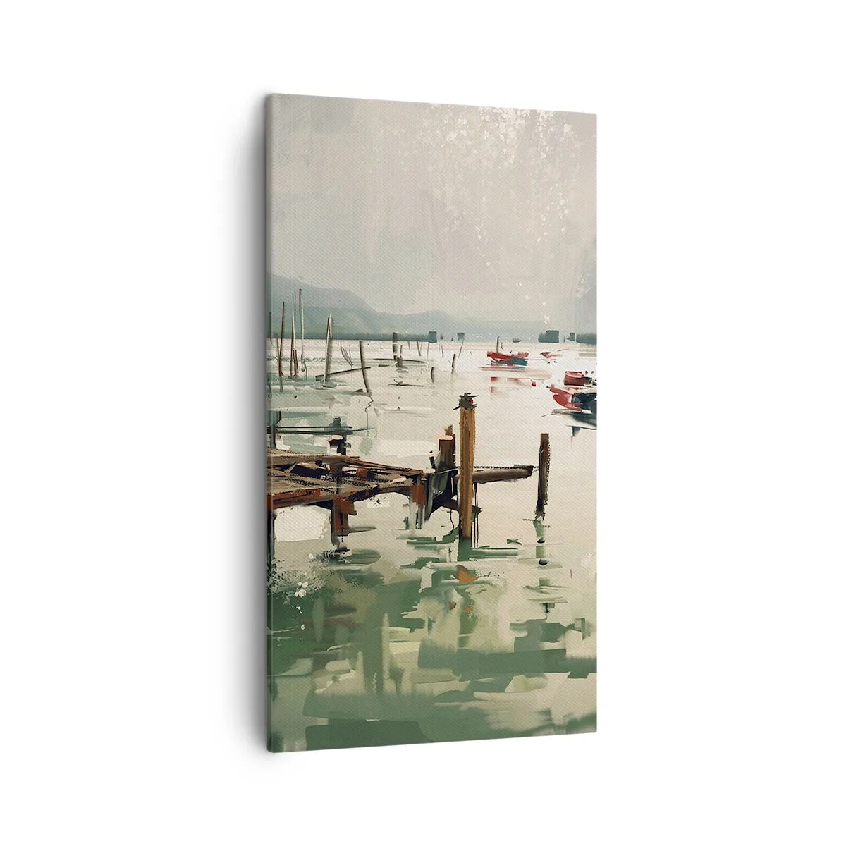 Vászonkép - Leöntött olvasztott holddal - 45x80 cm