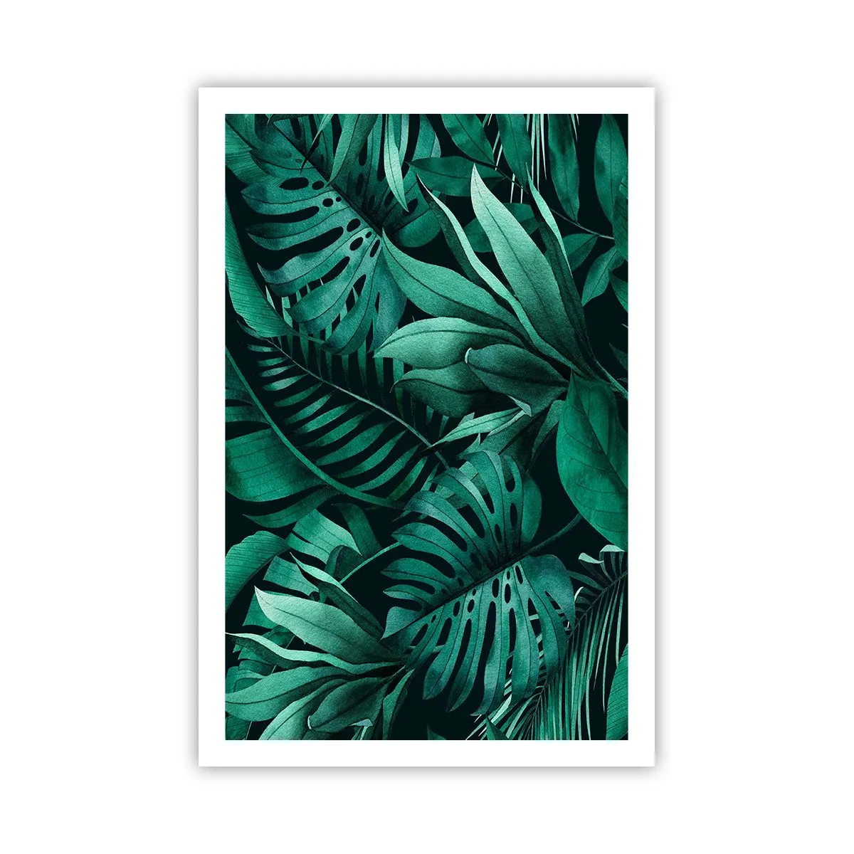 Poszter - A trópusi zöld mélysége - 61x91 cm