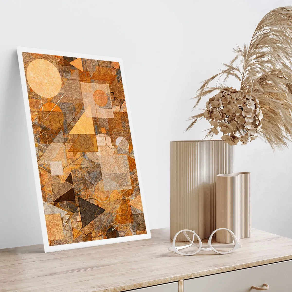 Poszter - Kubikus bronz tanulmánya - 40x50 cm