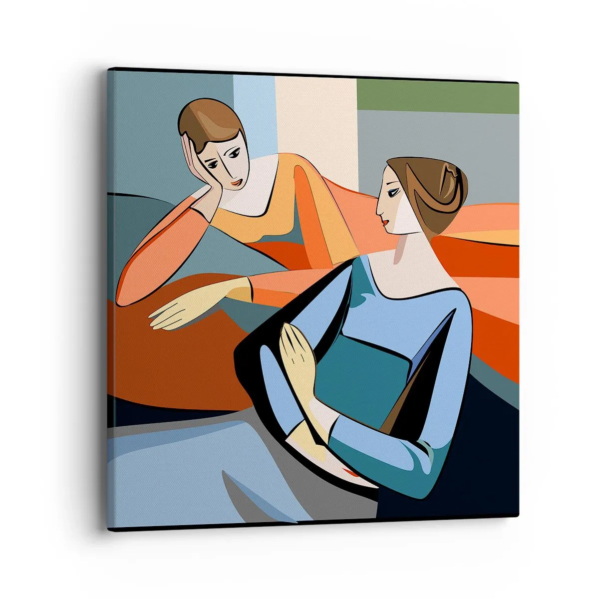 Vászonkép - A bizalmak pillanata - 40x40 cm