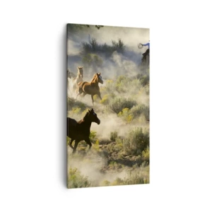 Vászonkép - Rivalizálás – szabadság, vagy férfierő? - 45x80 cm