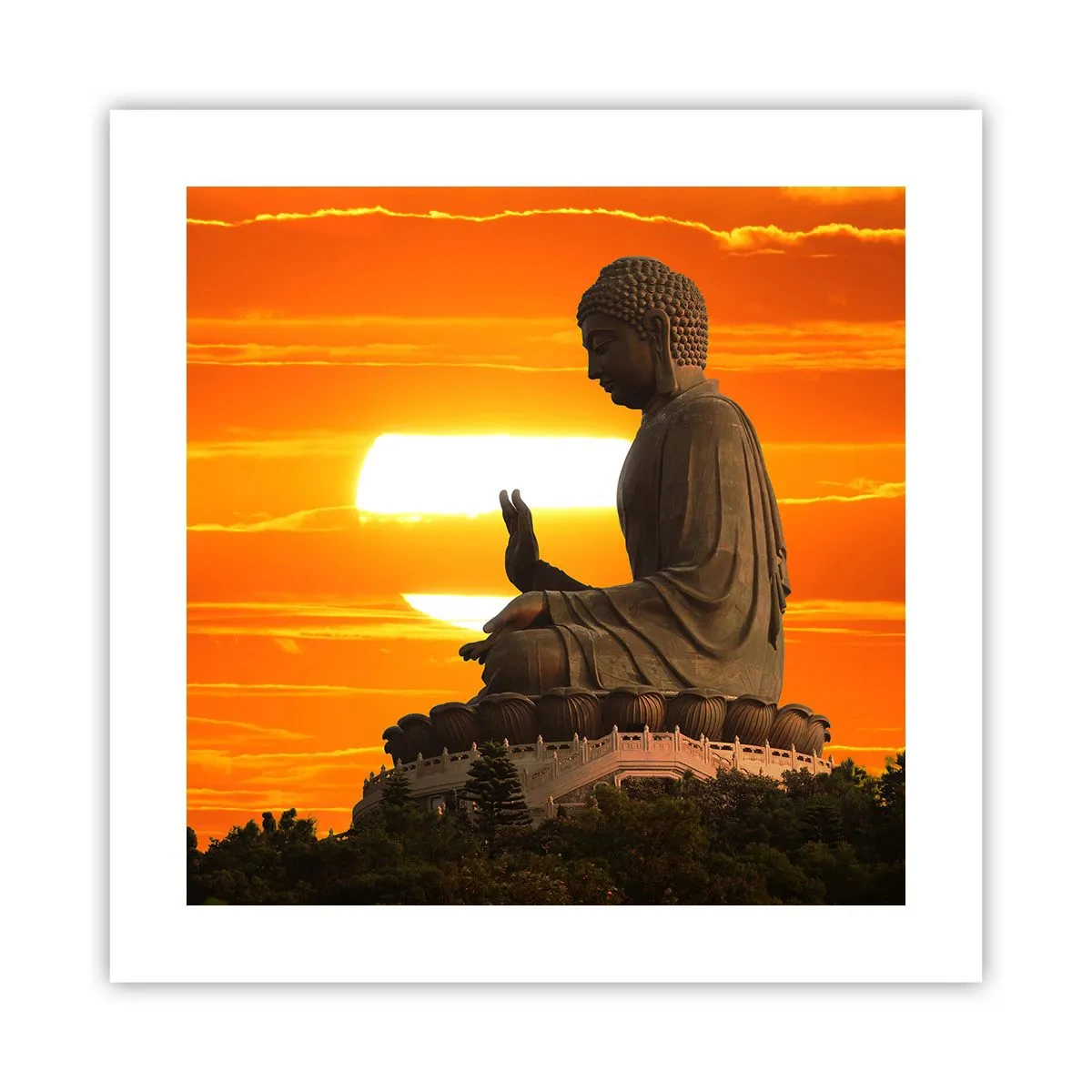 Poszter - Félelem nélkül a világtól - 40x40 cm