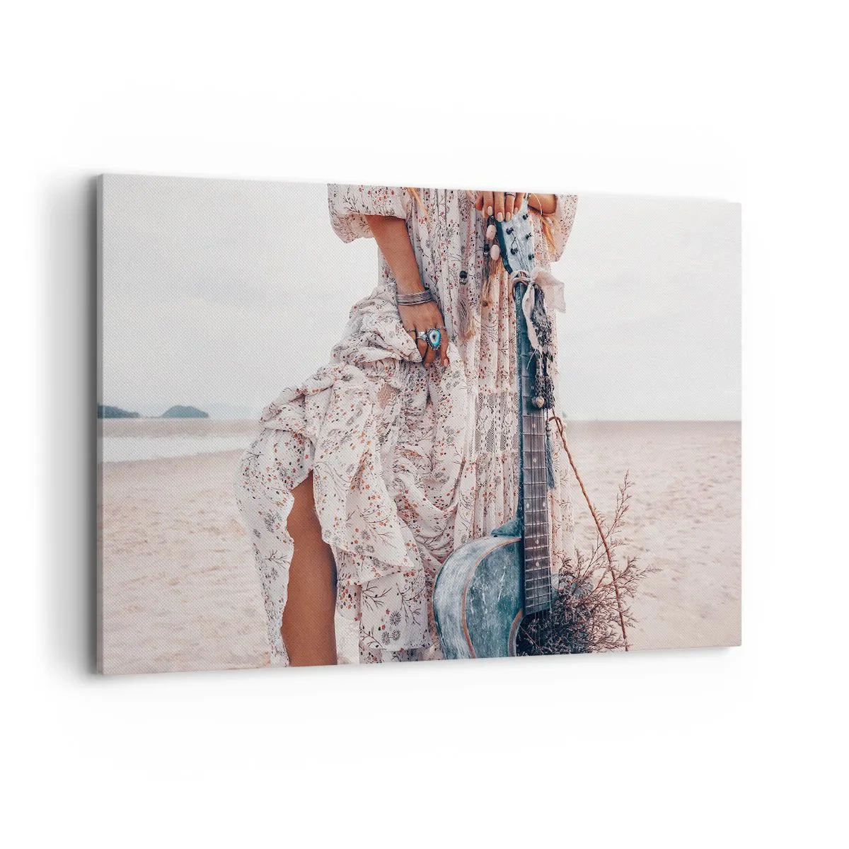 Vászonkép - Hippik az úton - 120x80 cm