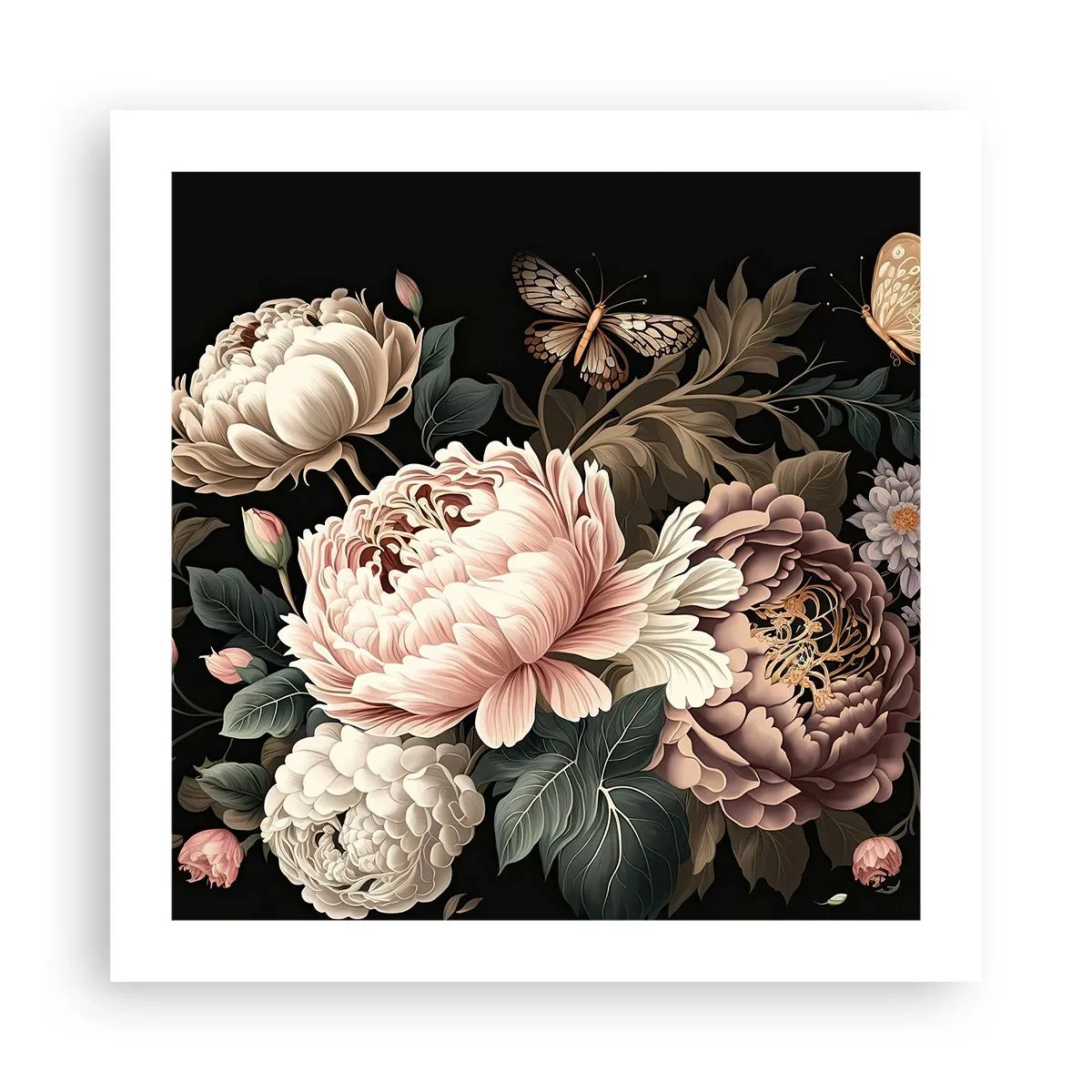 Poszter - Barokk stílusban - 50x50 cm