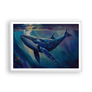 Poszter fekete keretben - Üdvözöllek a világomban - 100x70 cm