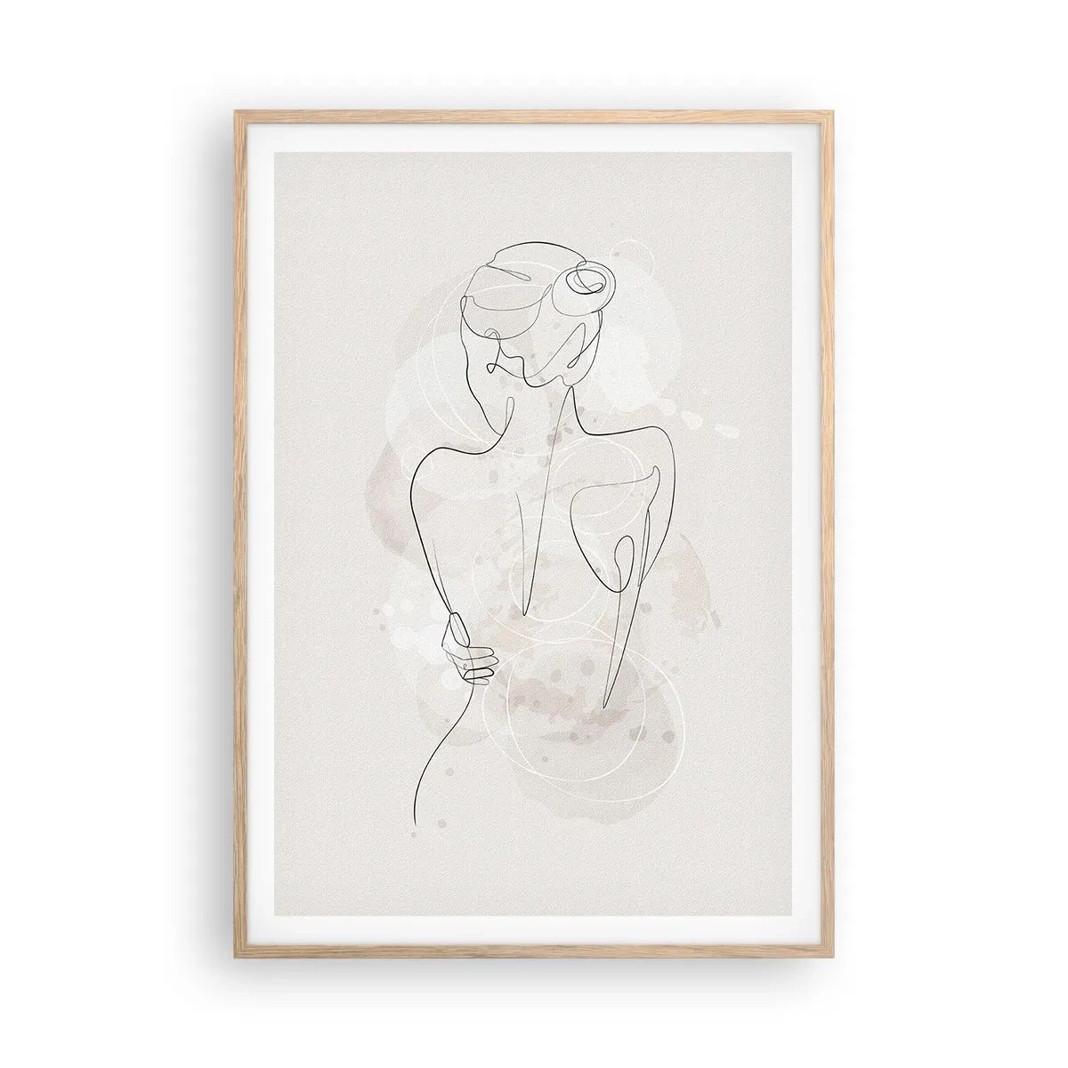 Poszter világos tölgy keretben - Mint egy érzékeny hangszer - 70x100 cm