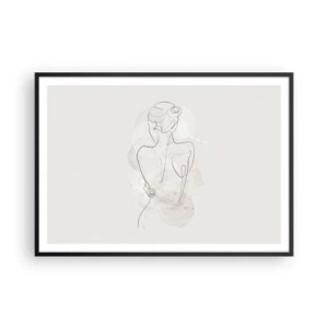 Poszter fehér keretben - Mint egy érzékeny hangszer - 100x70 cm