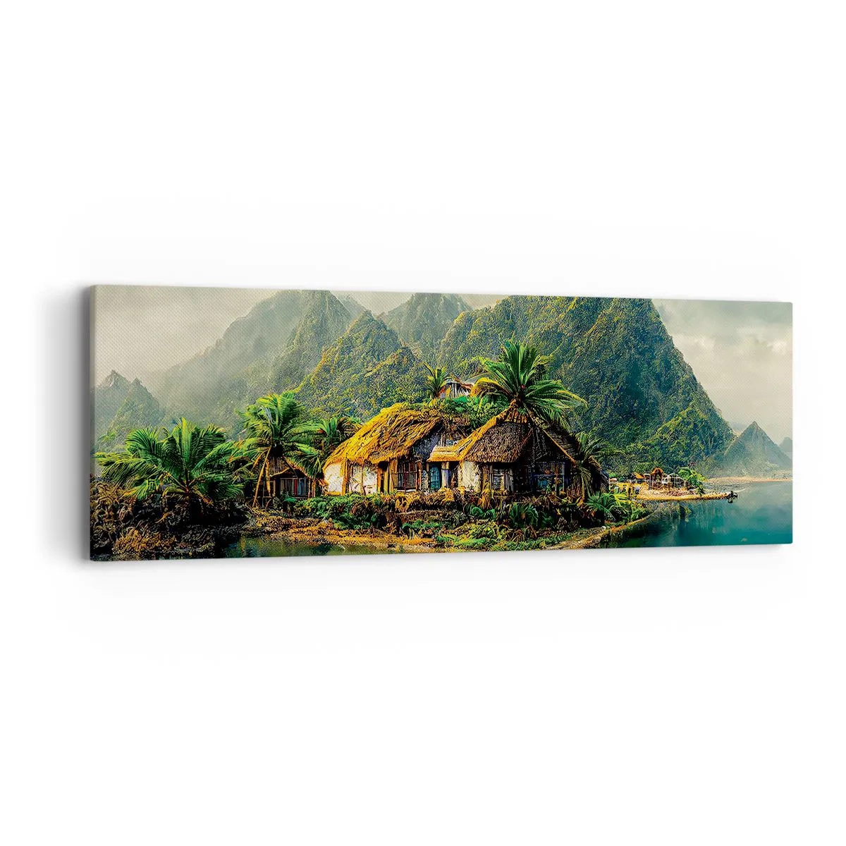 Vászonkép - Trópusi paradicsom - 90x30 cm