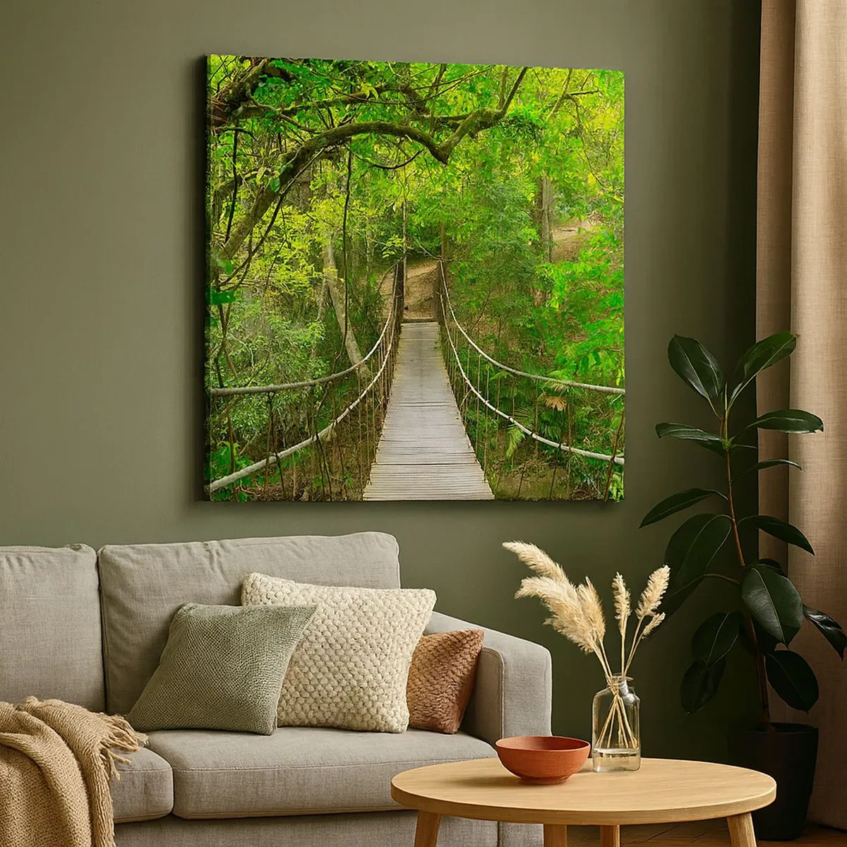 Vászonkép - Mert van egy kúszónövény a kertben - 30x30 cm