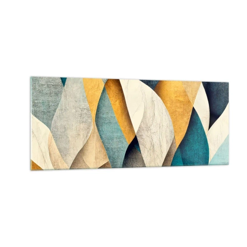 Üveg kép - Ritmus és hullámzás - 100x40 cm