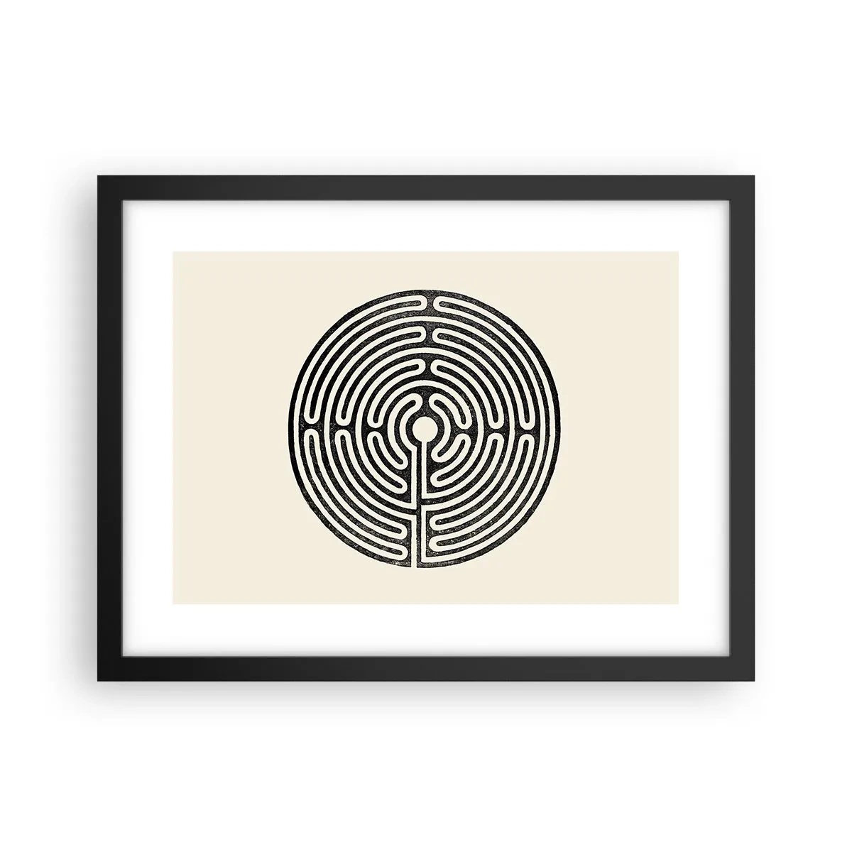 Poszter fehér keretben - Titokzatos rend - 40x30 cm