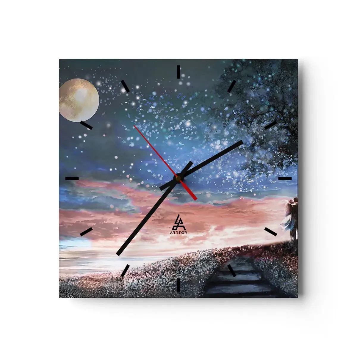 Falióra, Óra - Csillagos előadás - 30x30 cm