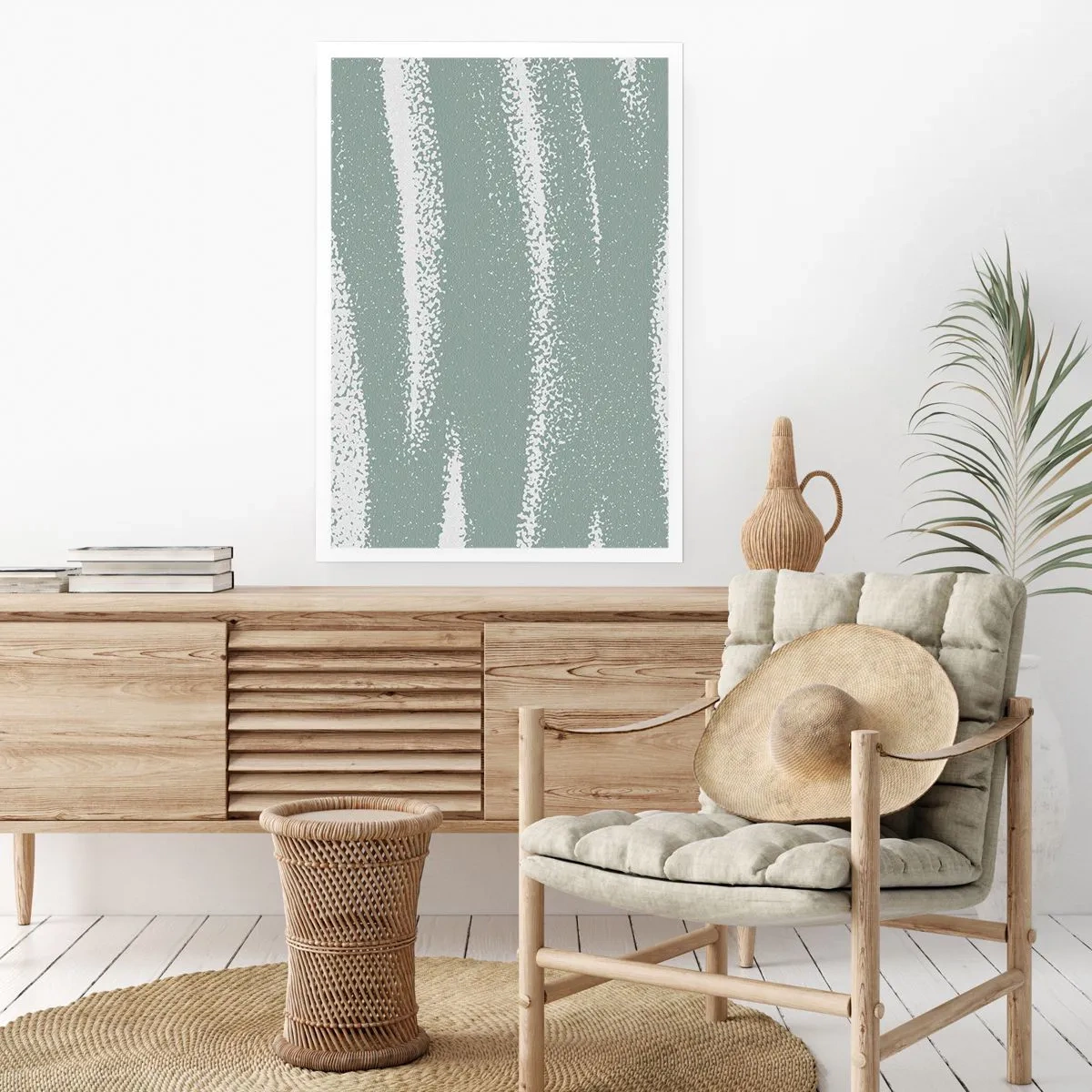 Poszter - Absztrakció téli hangulatban - 40x50 cm