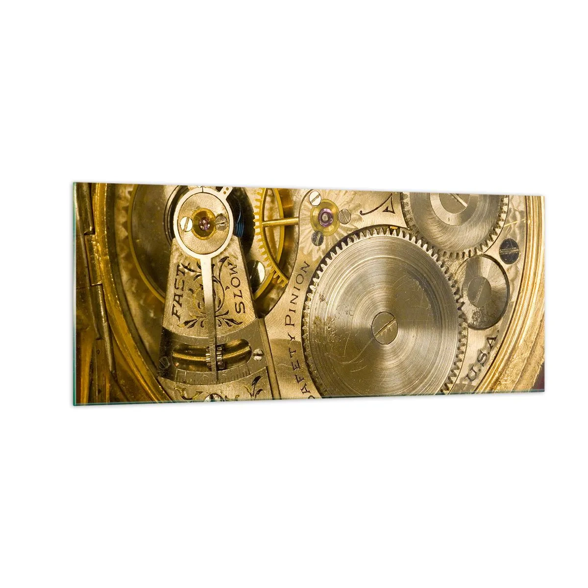 Üveg kép - Haladj a korral - 100x40 cm