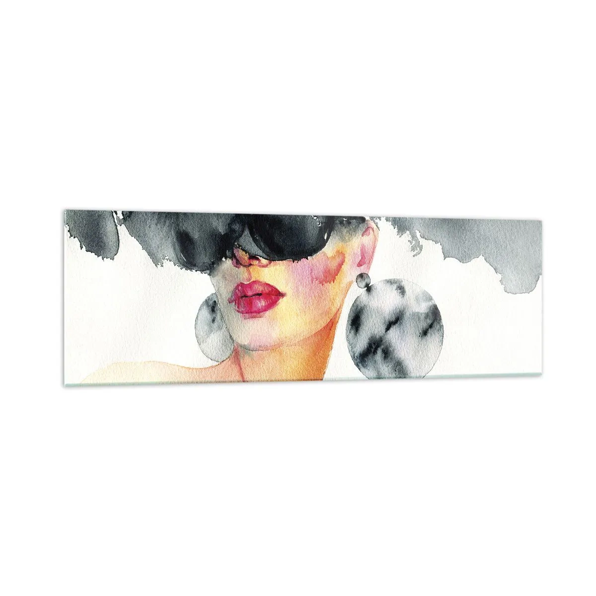 Üveg kép - Az elegancia titka - 160x50 cm