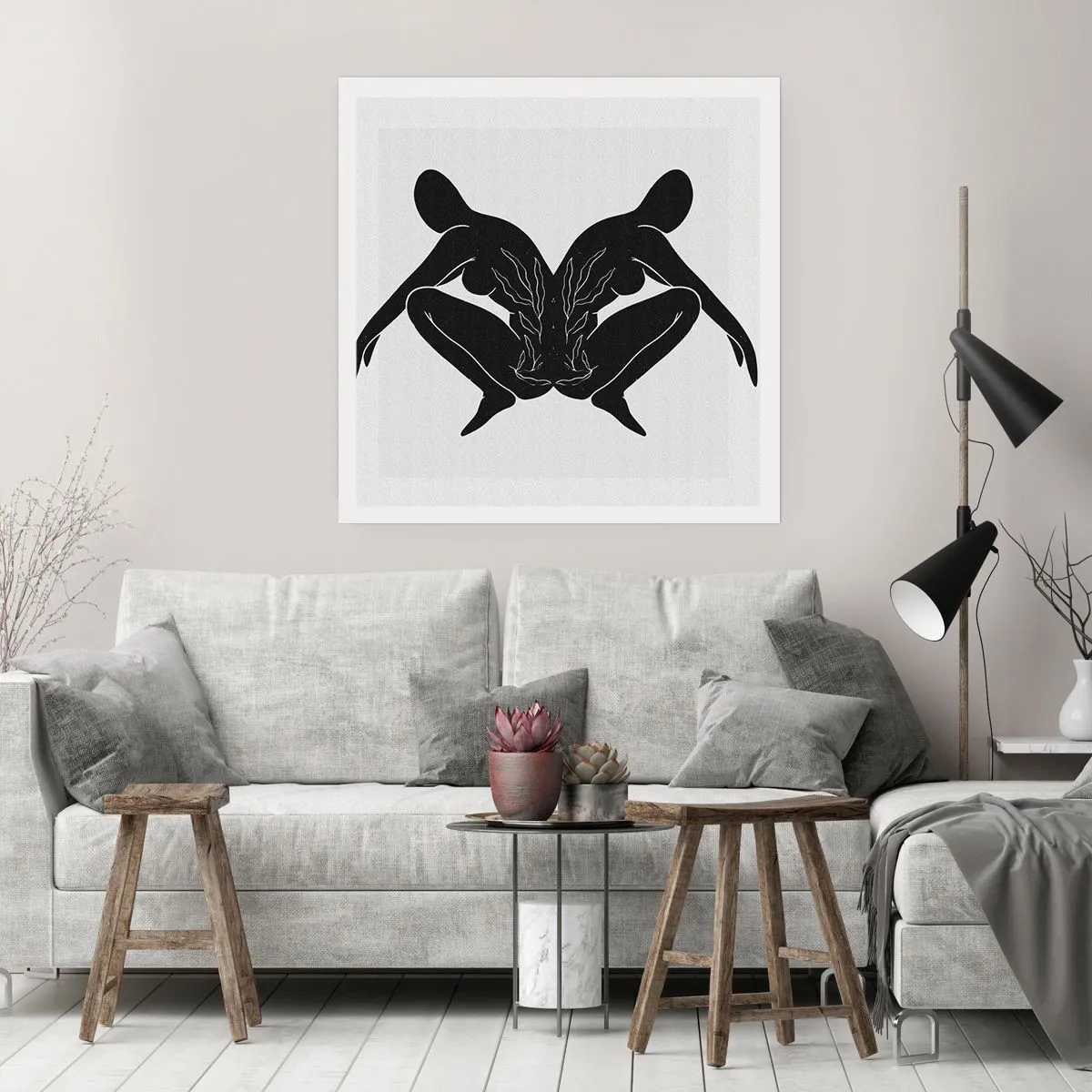 Poszter - Egy közös lélek - 60x60 cm