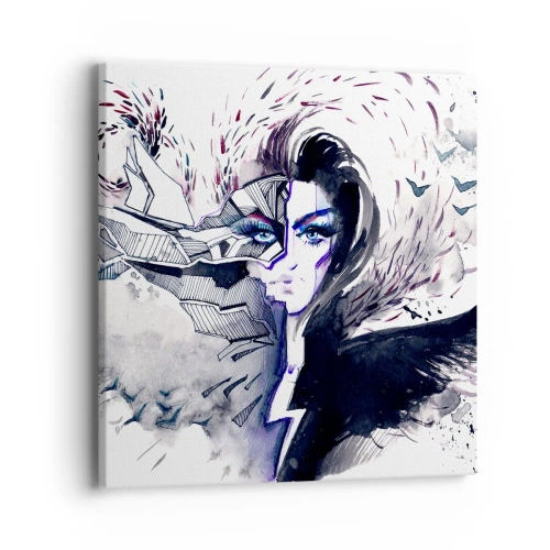 Vászonkép - Démoni és gyönyörű - 40x40 cm