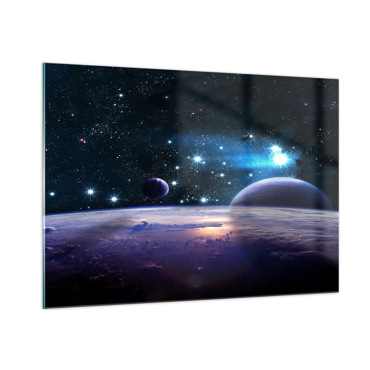 Üveg kép - Még mindig egyedül? - 100x70 cm