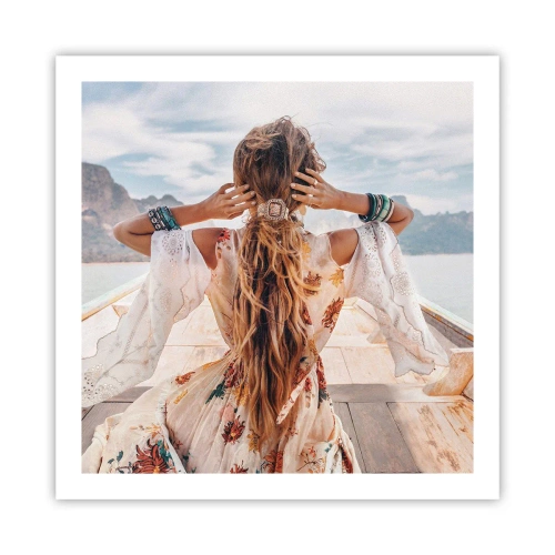 Poszter - Az út a boldogság felé  - 60x60 cm