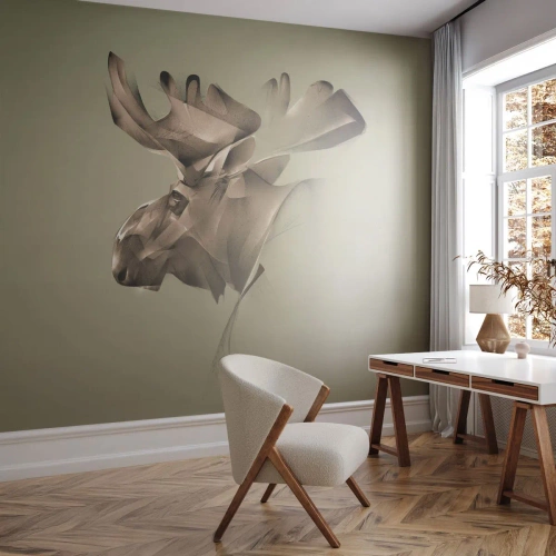 Fotótapéta Standard Eco - A béke szelíd ereje - Jávorszarvas, Absztrakció, Darab - 500x350 cm