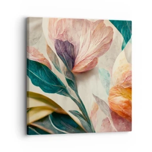 Vászonkép - A déli szigetek virágai - 30x30 cm