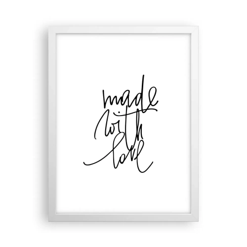 Poszter fekete keretben - A legjobb márka - 30x40 cm