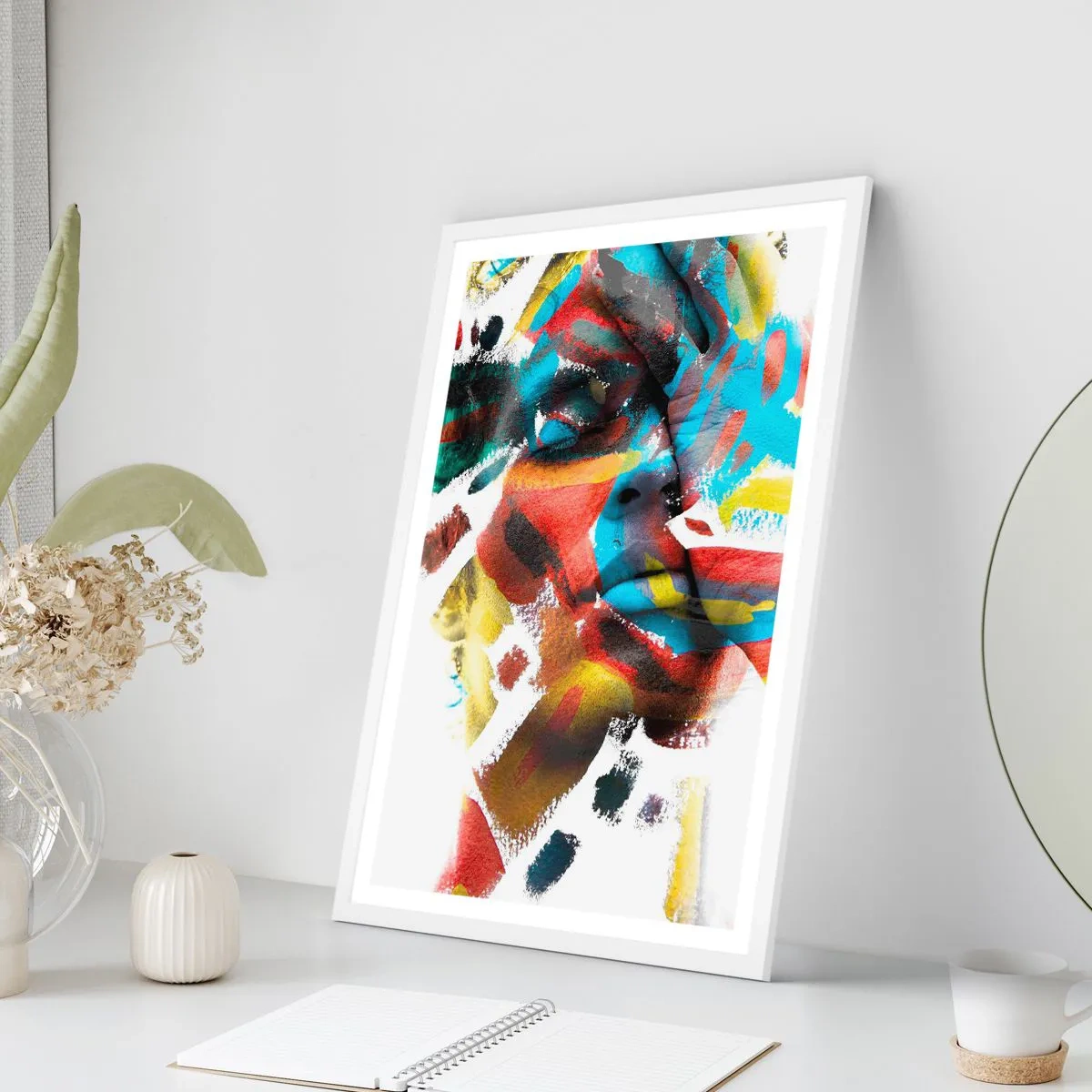 Poszter fekete keretben - Színes személyiség - 50x70 cm