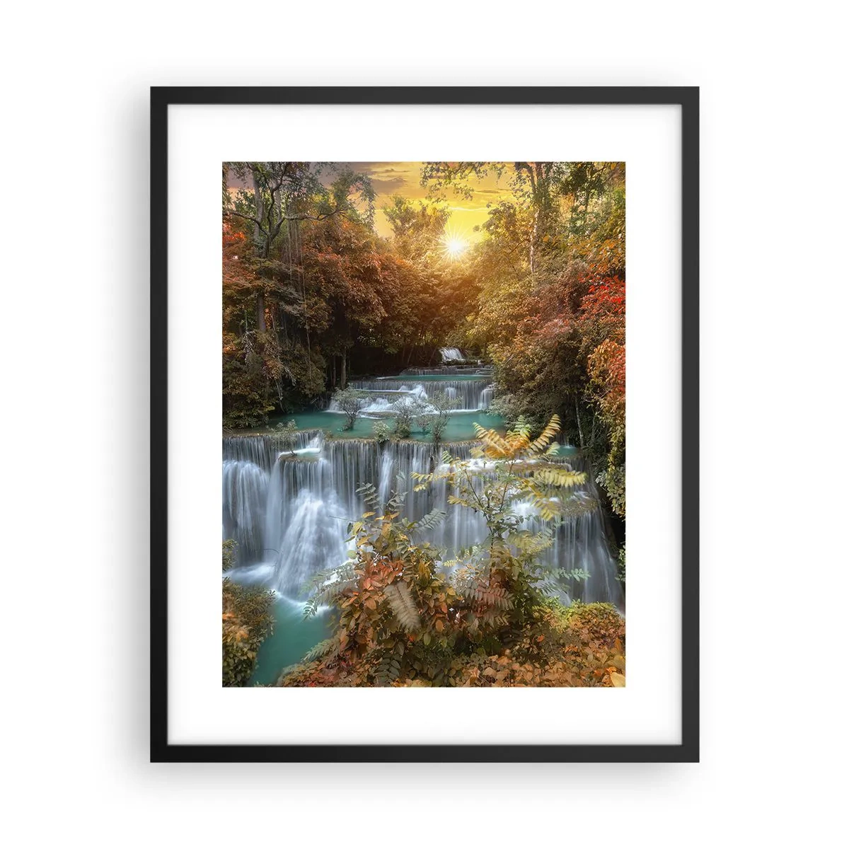 Poszter fehér keretben - Az erdő rejtett kincse - 40x50 cm