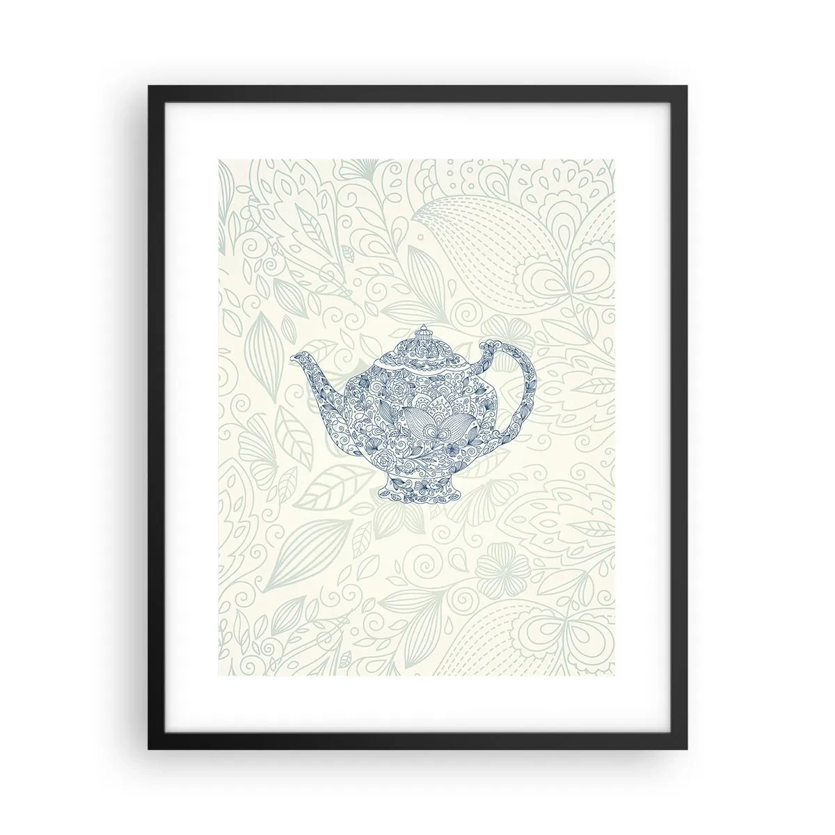 Poszter fehér keretben - Tea varázsa - 40x50 cm