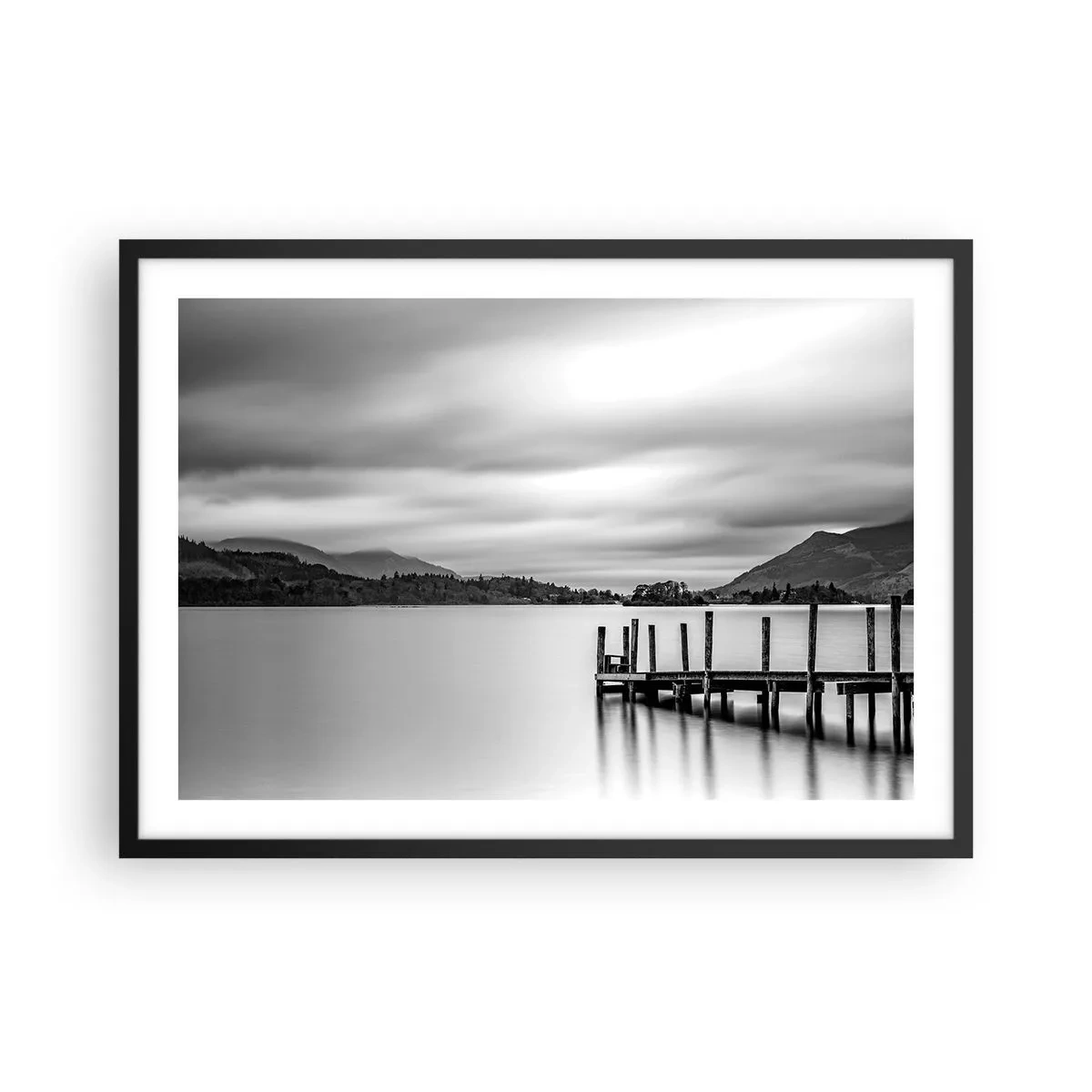 Poszter fehér keretben - Szelídség és erő - 70x50 cm