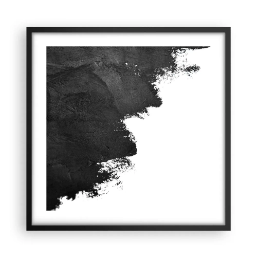 Poszter fehér keretben - Elemek: föld - 50x50 cm