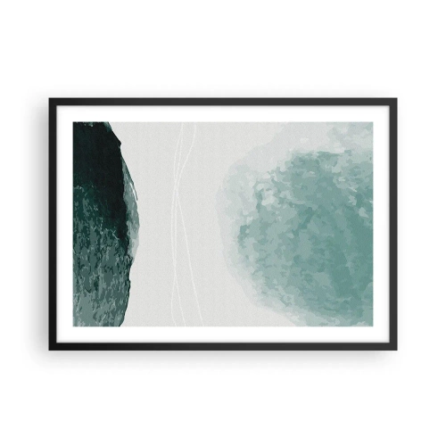 Poszter fehér keretben - Találkozás a köddel - 70x50 cm