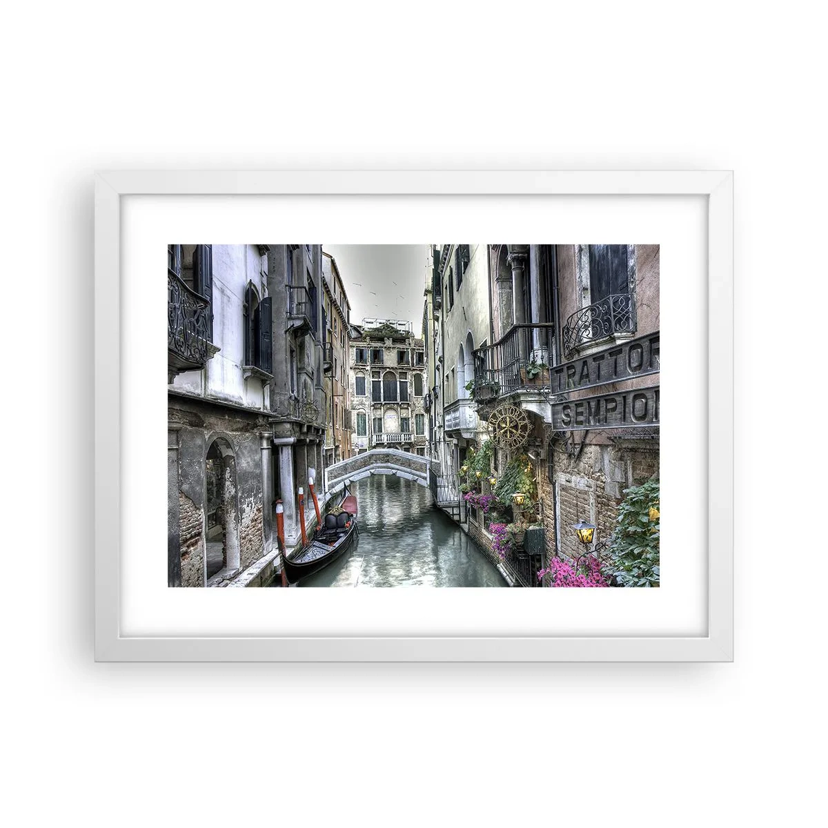 Poszter fekete keretben - Évszázadokon át néma elmélkedésben - 40x30 cm