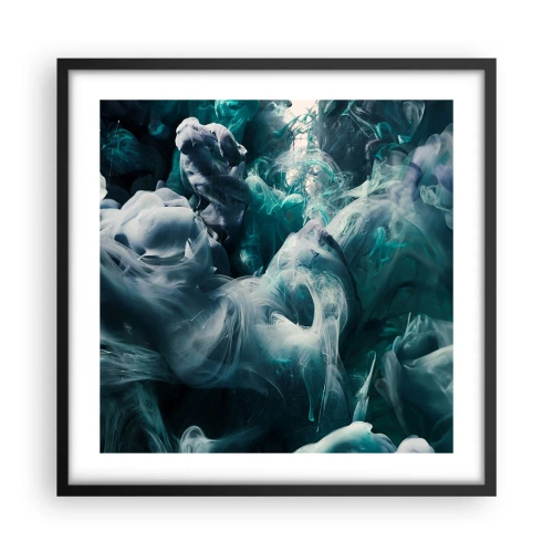 Poszter fehér keretben - A színek mozgása - 50x50 cm