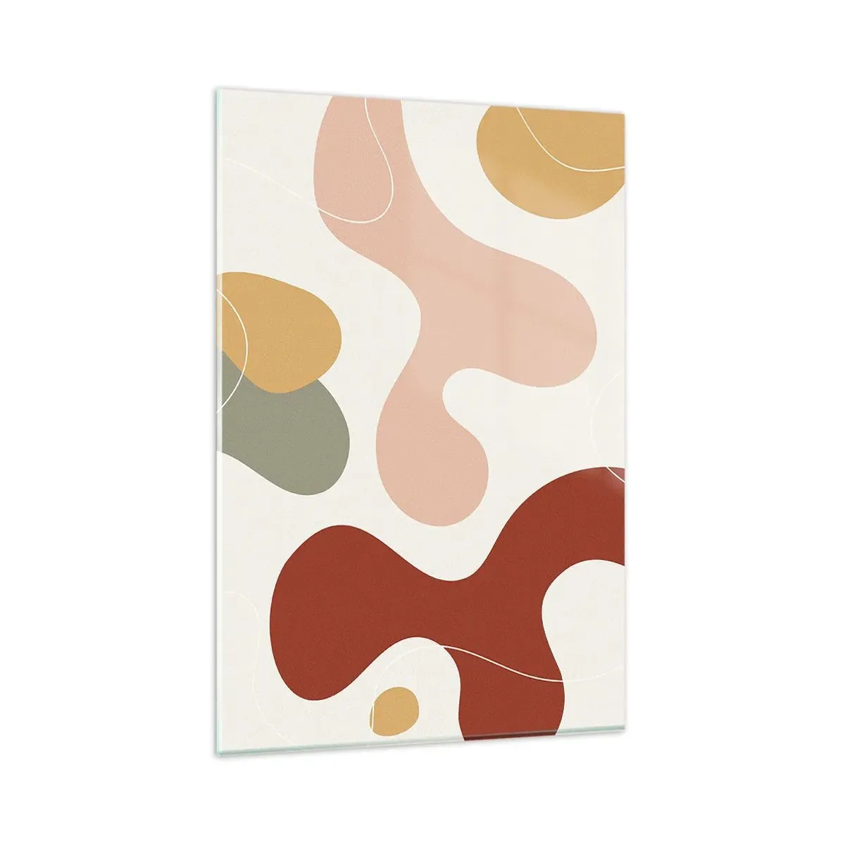 Üveg kép - Pöttyök vagy hullámok? - 80x120 cm