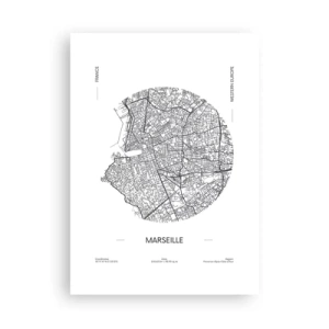 Poszter - Marseille anatómiája - 50x70 cm