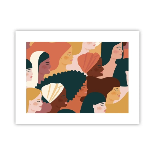 Poszter - Csak a nőiesség - 40x30 cm